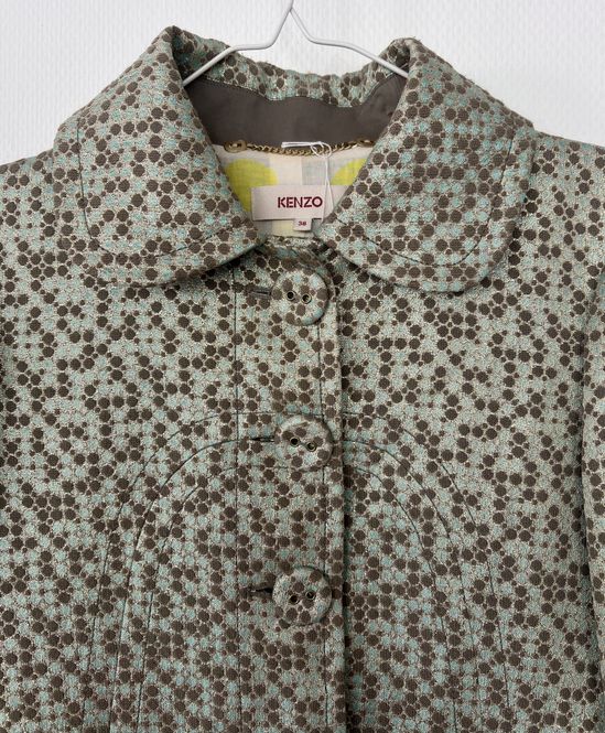 Hovedbilde 102511 - Kenzo Green and Gold Patterned Jacquard ...